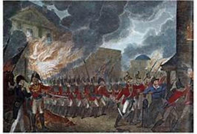 Washigton D.C. Attacked and Burned