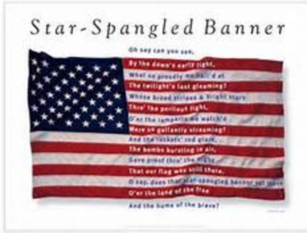 Writing of the Star Spangled Banner