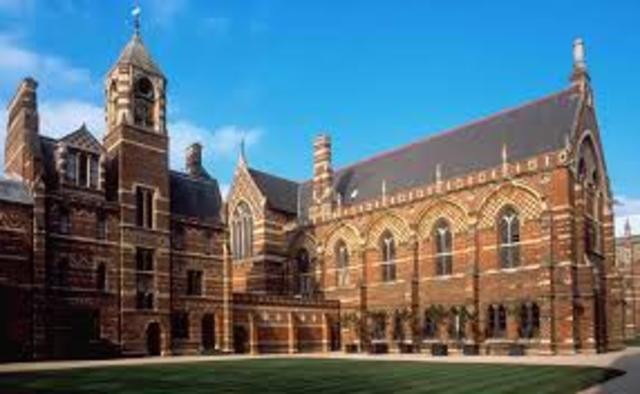 UNIVERSIDAD DE OXFORD 1906