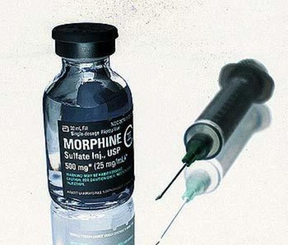 Friedrich Serturner invents morphine