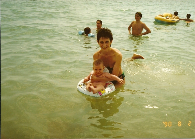 Primer día en la playa