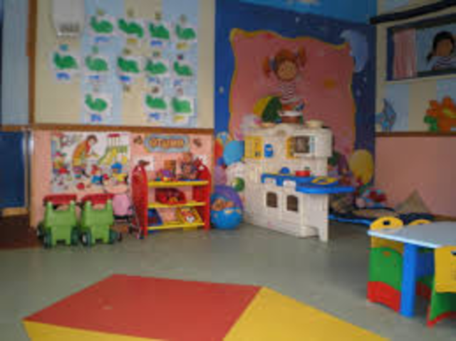 M primer dia en la escuela Infantil "El belen"