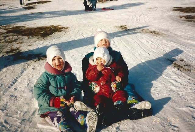 Primer día en la nieve
