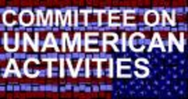 House Un-American Activities Committee formed