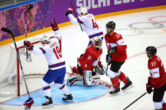 Le Norvege recivoir un but sur un coup de force