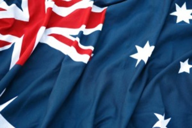 Australias New Flag rased