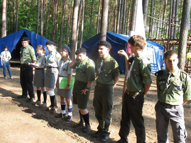 Pierwszy obóz na wyspie Brownsea