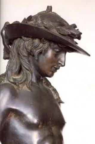 Donatello creates his David statue