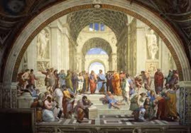 Raphael paints School of Athens