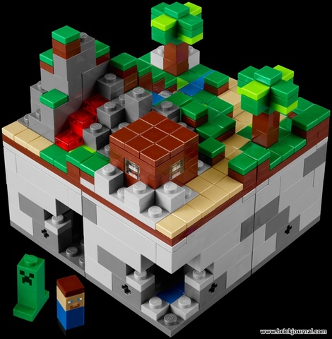 Lego set of Minecraft
