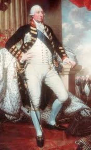 King George III takes power