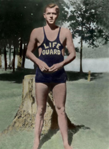 Regan as a Lifeguard