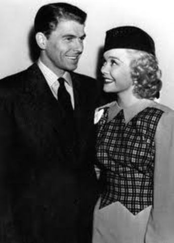 Regan marries Jane Wyman