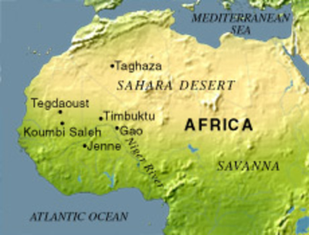 Islam begins to spread throughout North Africa