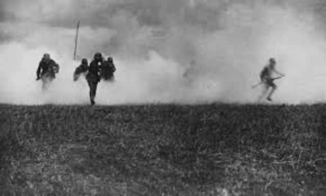 Poison gas was first used