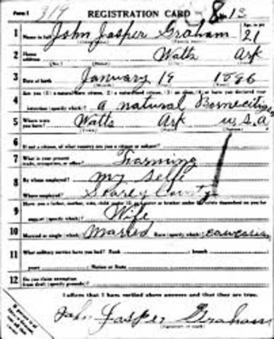 Congress passes the Selective Service Act