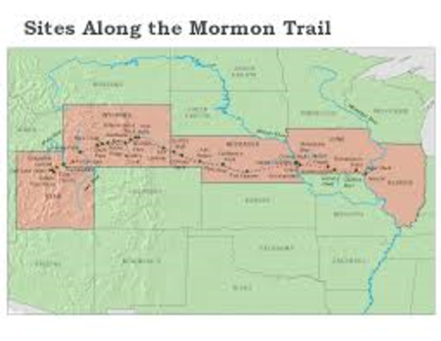 Mormons settle Utah