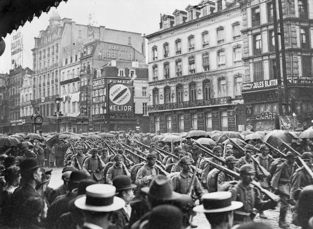 Germany invades Belgium