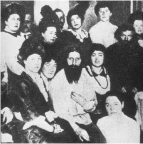 He met the royal family.