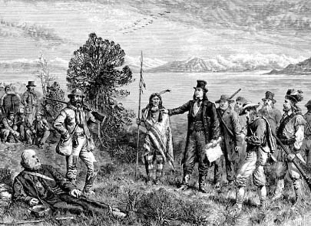 Mormons migrate to Utah