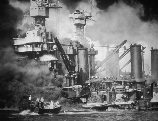 After that distored the ships they distored Pearl Harbor