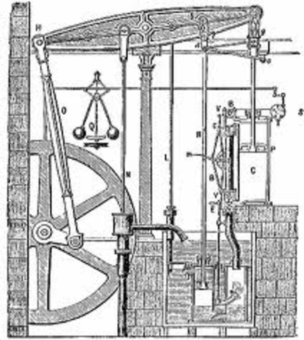 Matthew Boulton and James Watt patented the first rotary steam engine