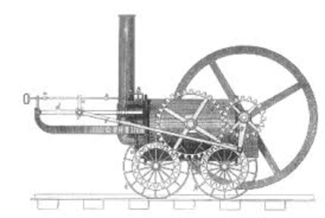 Matthew Boulton and James Watt patented the first rotary steam engine