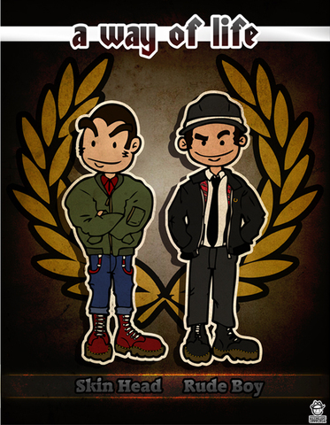 Llegada a Inglaterra, Nacimiento del Two Tone y Enlace con el Skinhead