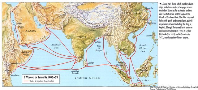early 1400s Zheng He