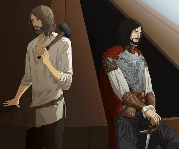 Leonardo designs several war machines for Cesare Borgia