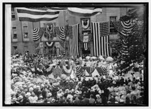 USA declares war on Germany