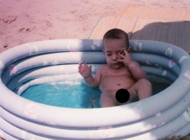 mi primer dia en la playa