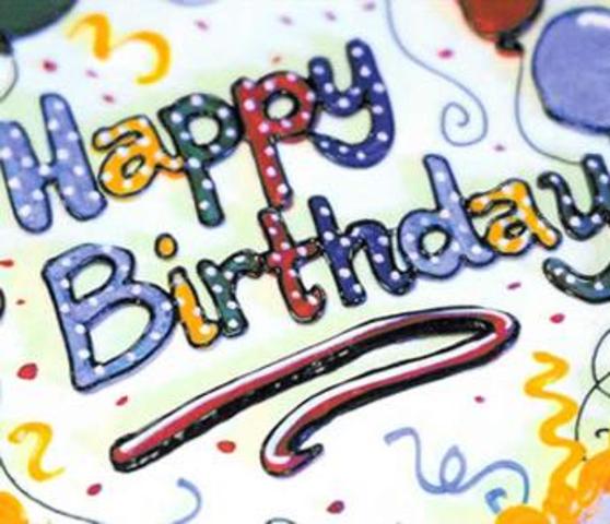 my first birthday :)