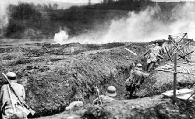 Første verdenskrig starter