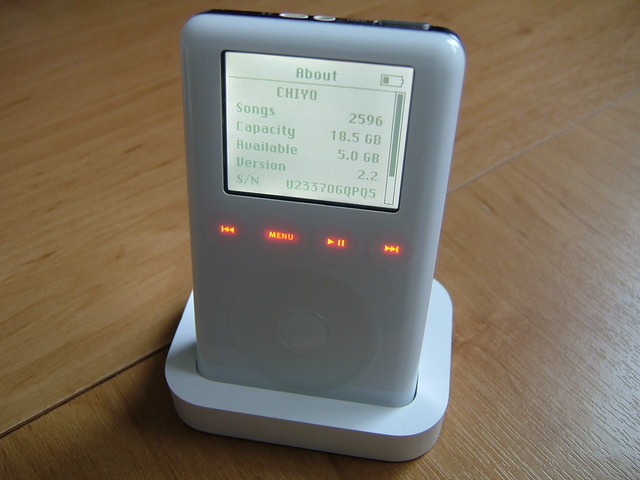 The 2nd generation of Ipods. It could hold up to 4,000 songs