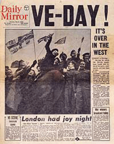 Germany Surrenders-V-E Day