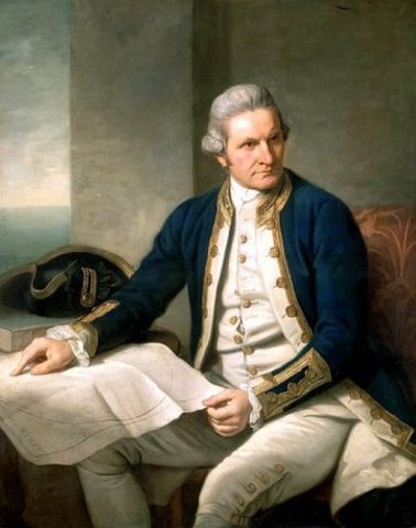 Captain James Cook Sailed around Australia
