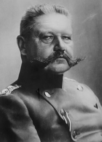 Morte  do marechal Paul Hindenburg
