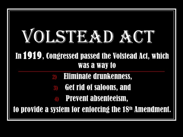 Volstead Act