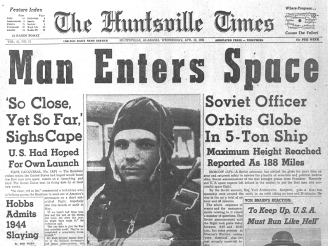 The Soviet Union Sent a Man to Space