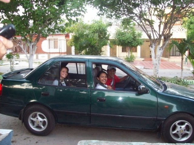 Driving my car!! jajaja