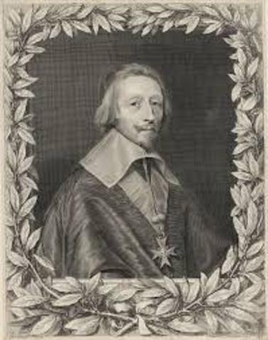 When did Cardinal Richelieu become ruler of France?