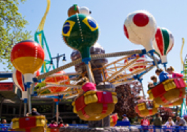 went on the ballon ride with the family