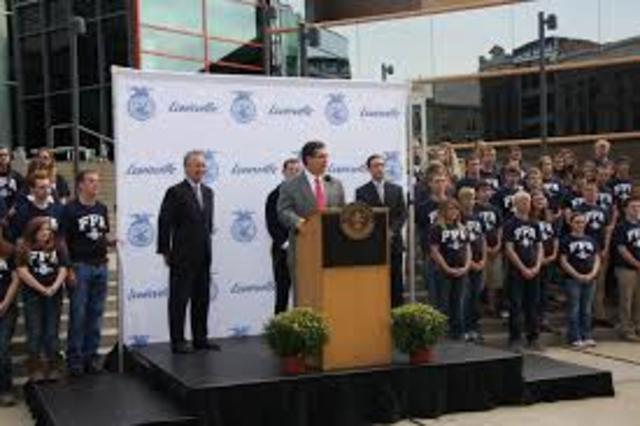 FFA moves from Kansis City, Mo, to Louisville, Ky.