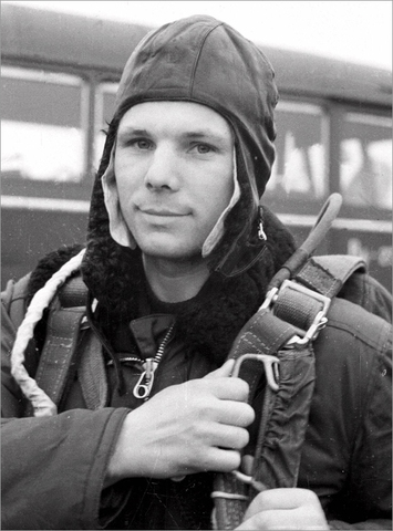 Yuri Gagarin first person in space