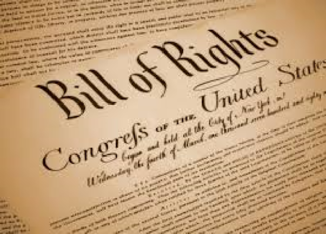 Washington- Bill of Rights Added To The Constitution