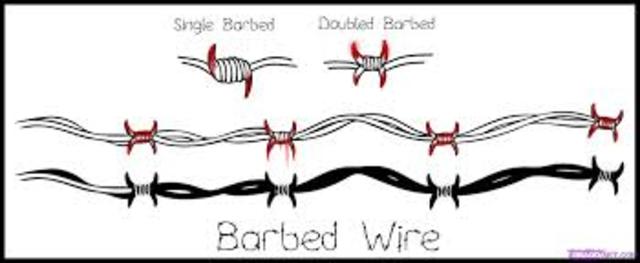 Joesph Glidden invented barbed wire
