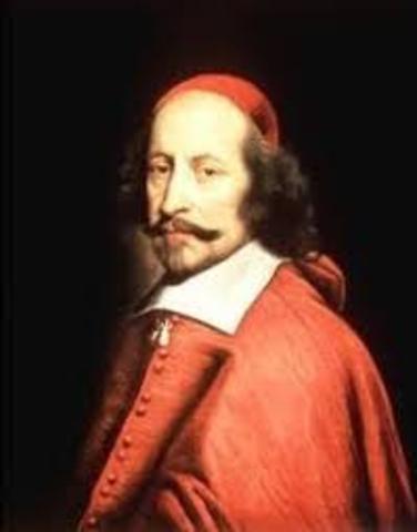 Cardinal Richelieu becomes leader in France