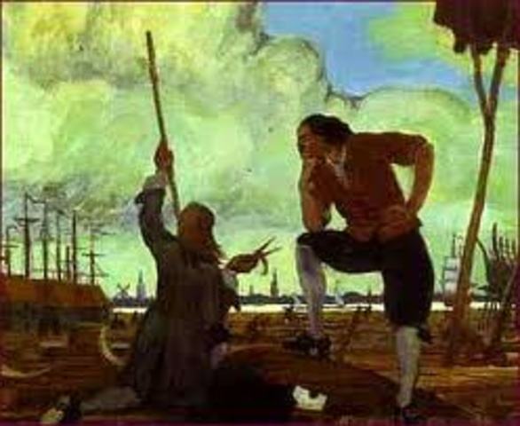 Peter embarks on "The Great Embassy"