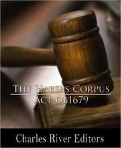 Habeas Corpus law is passed